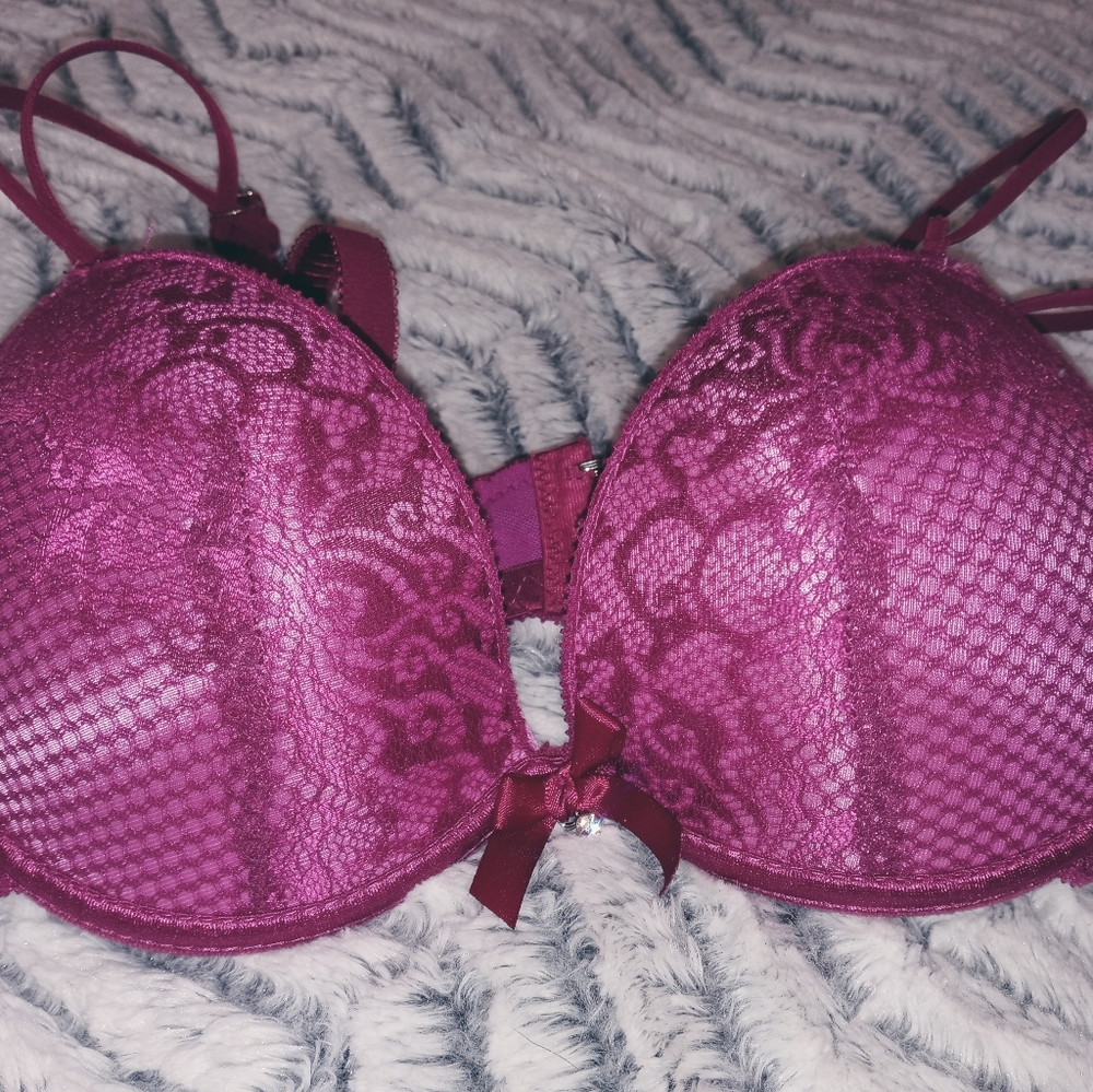 Pink Lace Bra 36B